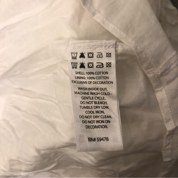 Artisan NY White And Gold Dress Size 4T - Picture 4 of 4